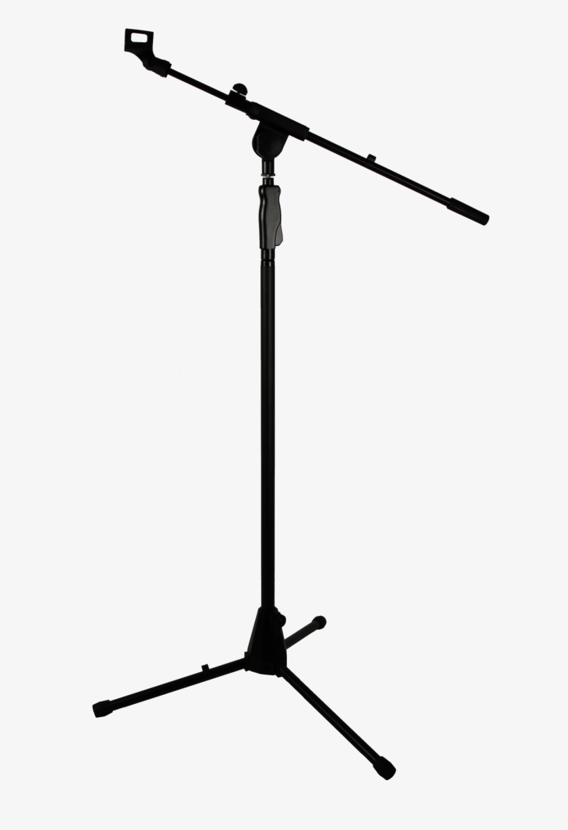 Mic On Stand Png - Microphone Stand Transparent, transparent png #1599080