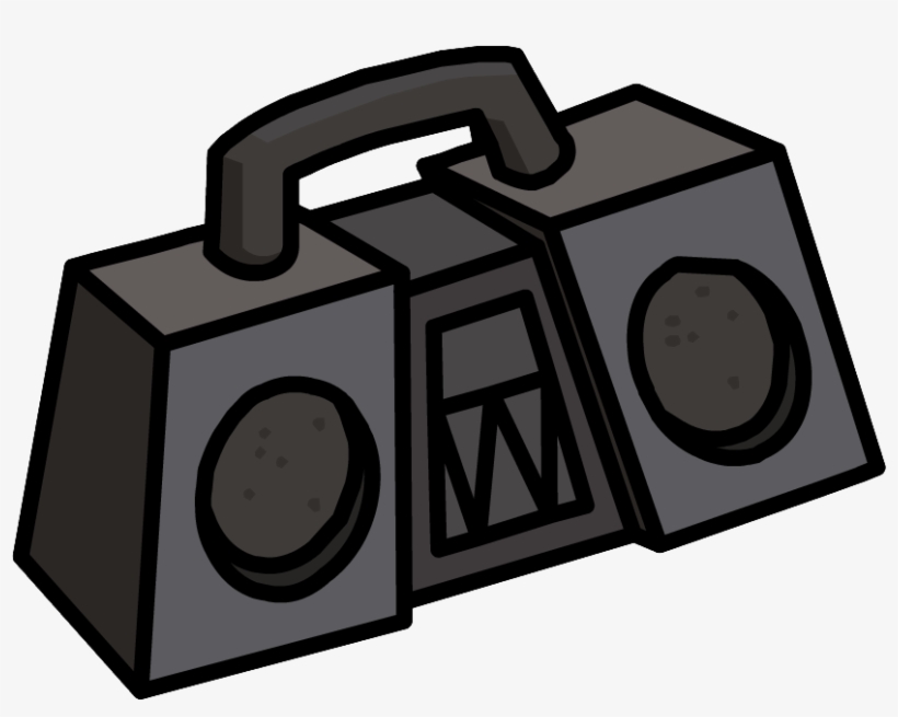 Monster Boombox Furniture Icon Id 2023 - Club Penguin Boombox, transparent png #1599215