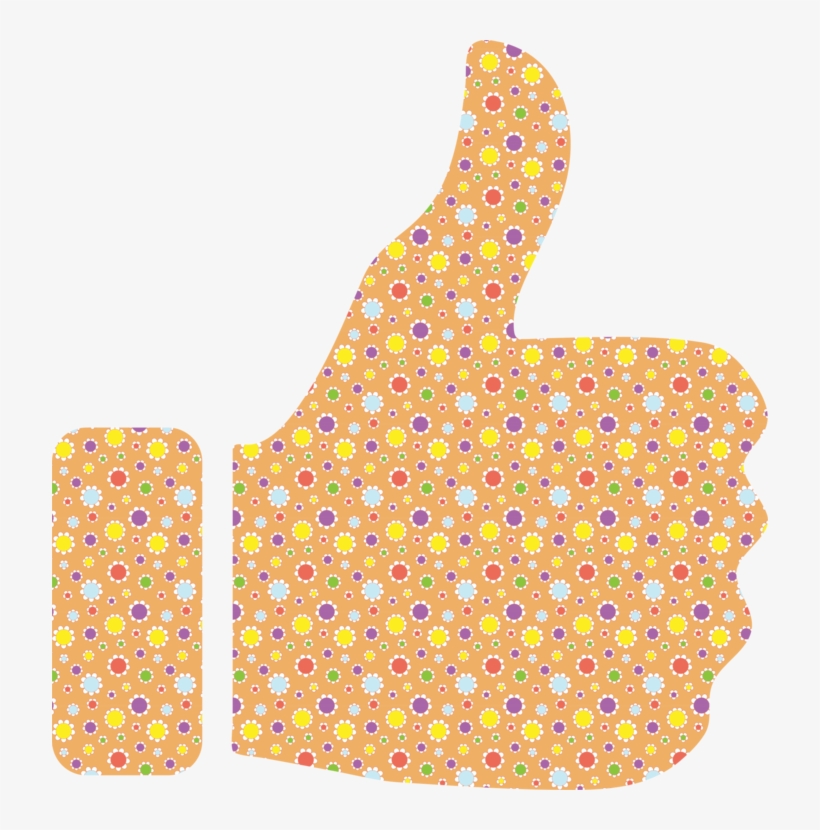 Thumb Signal Computer Icons Symbol Facebook - Cute Thumbs Up Png, transparent png #1599246