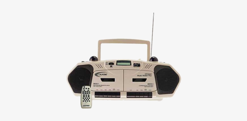 2395ir Infrared Dual Cassette Cd Player Boom Box - Lg Boombox Cassette Cd, transparent png #1599637