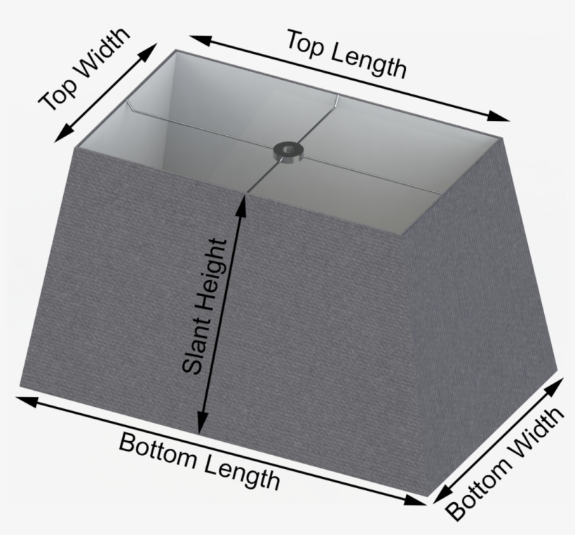 Custom Rectangle Lampshade, transparent png #1599667