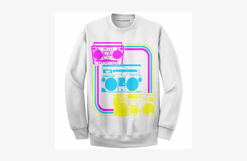 80s Retro Boom Box Radio $68 - Miss Piggy Christmas Jumper, transparent png #1599673
