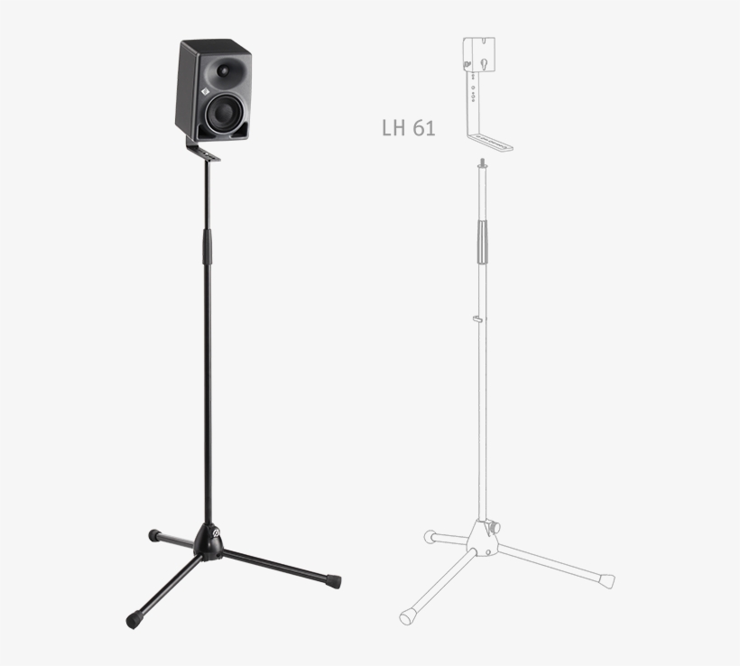 Product Detail X2 Desktop Kh 80 On A Mic Stand Neumann - Neumann Kh 80 Dsp, transparent png #1599734