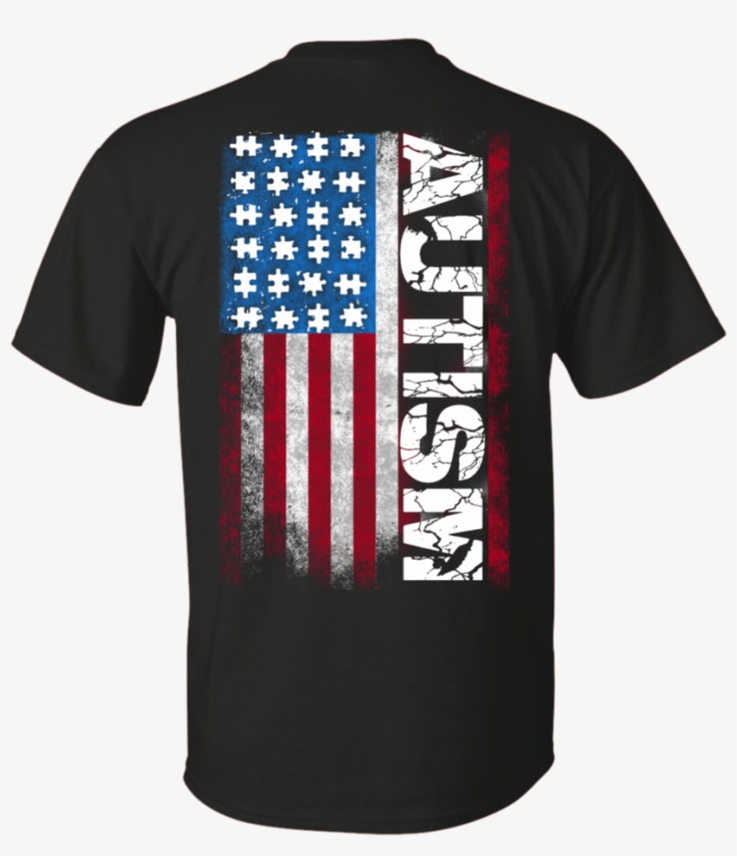 Special Limited Edition Autism American Flag Shirt - Blue Lives Matter ...