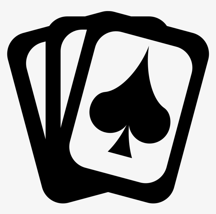 Best Casino Poker Games To Play Online - Cards Black And White Png, transparent png #160278