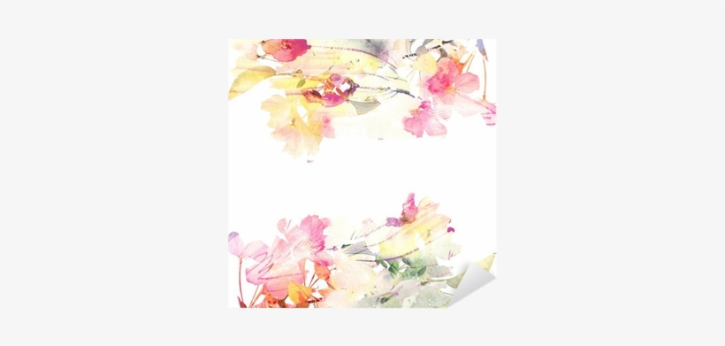 Floral Watercolor Background - Wallpaper, transparent png #160820