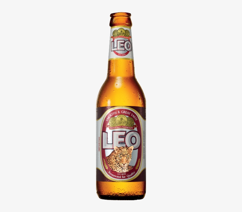 Leo Beer Bottle - Leo Beer, transparent png #160918
