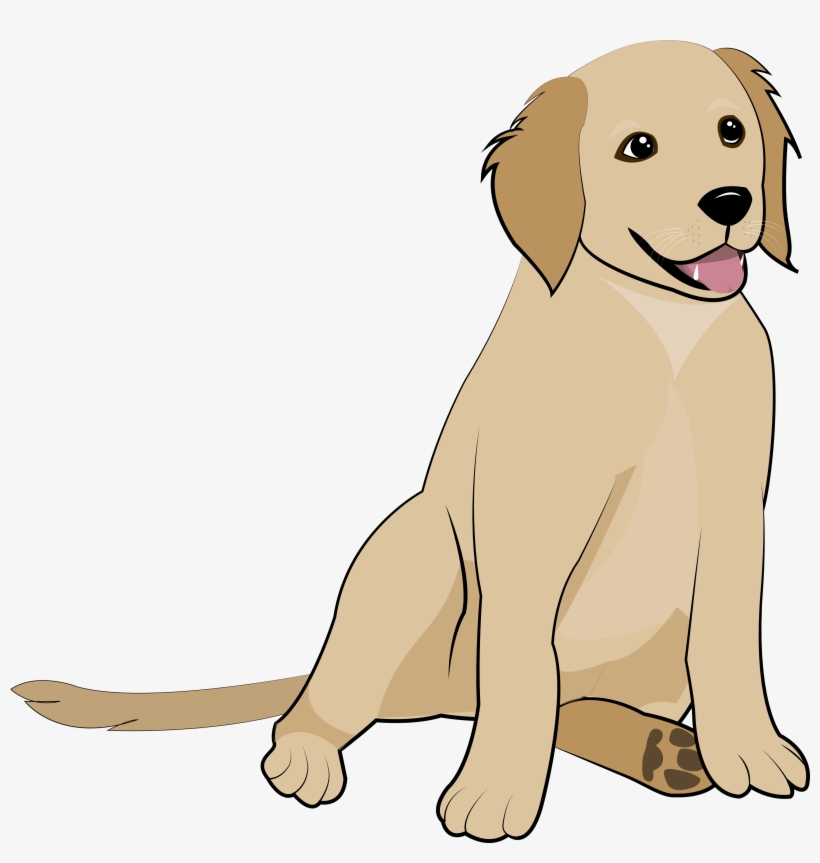 5 Golden Retriever Puppy - Golden Retriever Art Png, transparent png #161160
