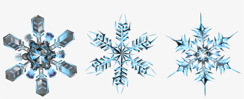 Clipart Snowflake Crystal - Snowflake, transparent png #161204