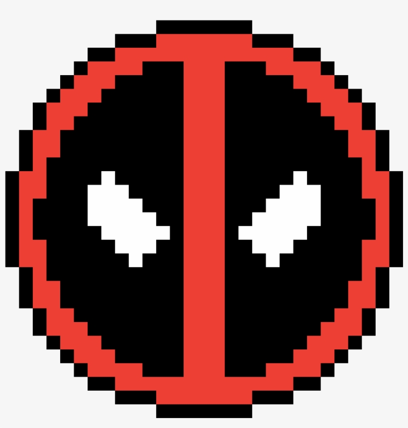 Deadpool Logo Pixel - Pixel Art Deadpool Logo, transparent png #161280