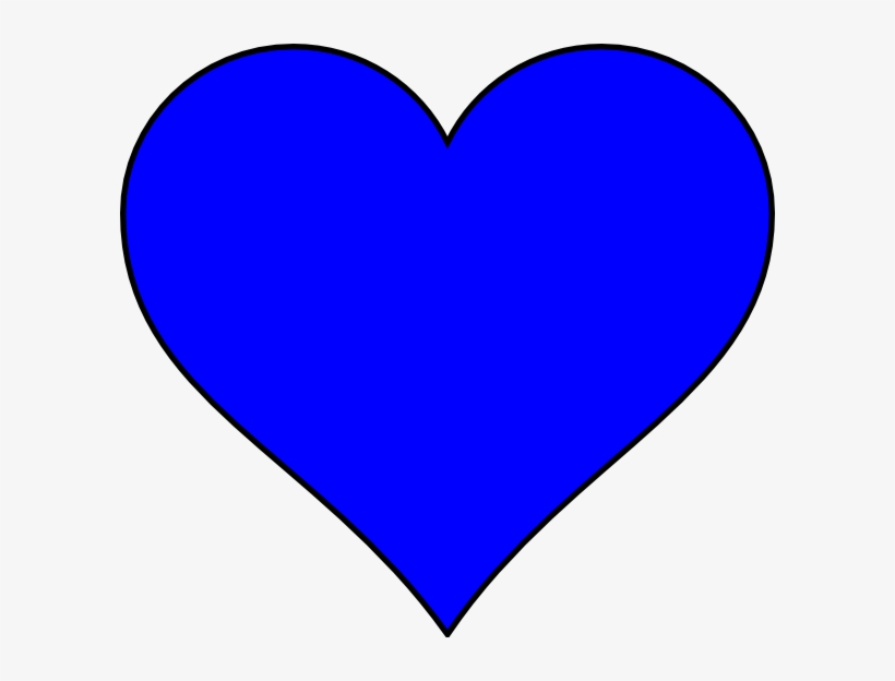 Shapes Png - Dark Blue Heart, transparent png #161513