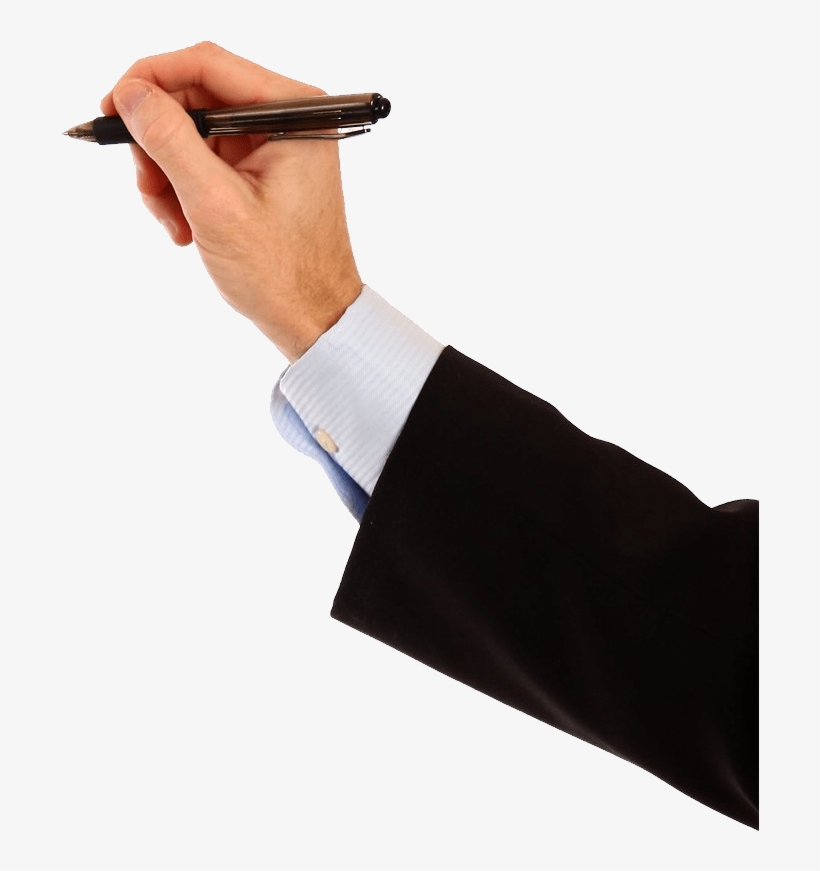 Hand Holding Pen Writing On Wall - Income Tax Act 2017, transparent png #161593