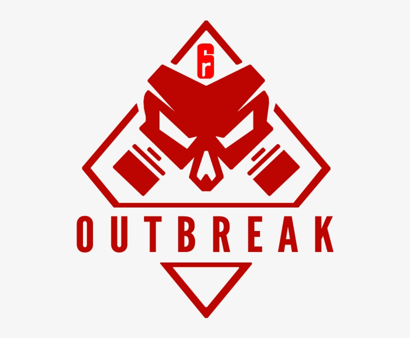 Couldn't Find A Good Png Version Of The Outbreak Logo, - Outbreak Rainbow Six Logo, transparent png #161731