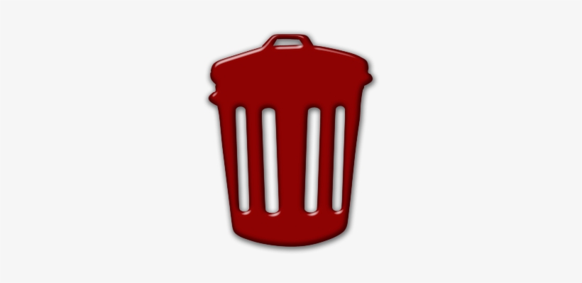 Free Icons Png - Red Trash Can Icon, transparent png #161807