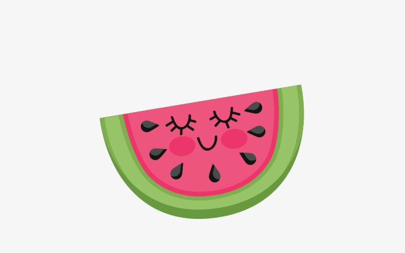 Watermelon Png Cartoon - Cute Watermelon Png, transparent png #161919