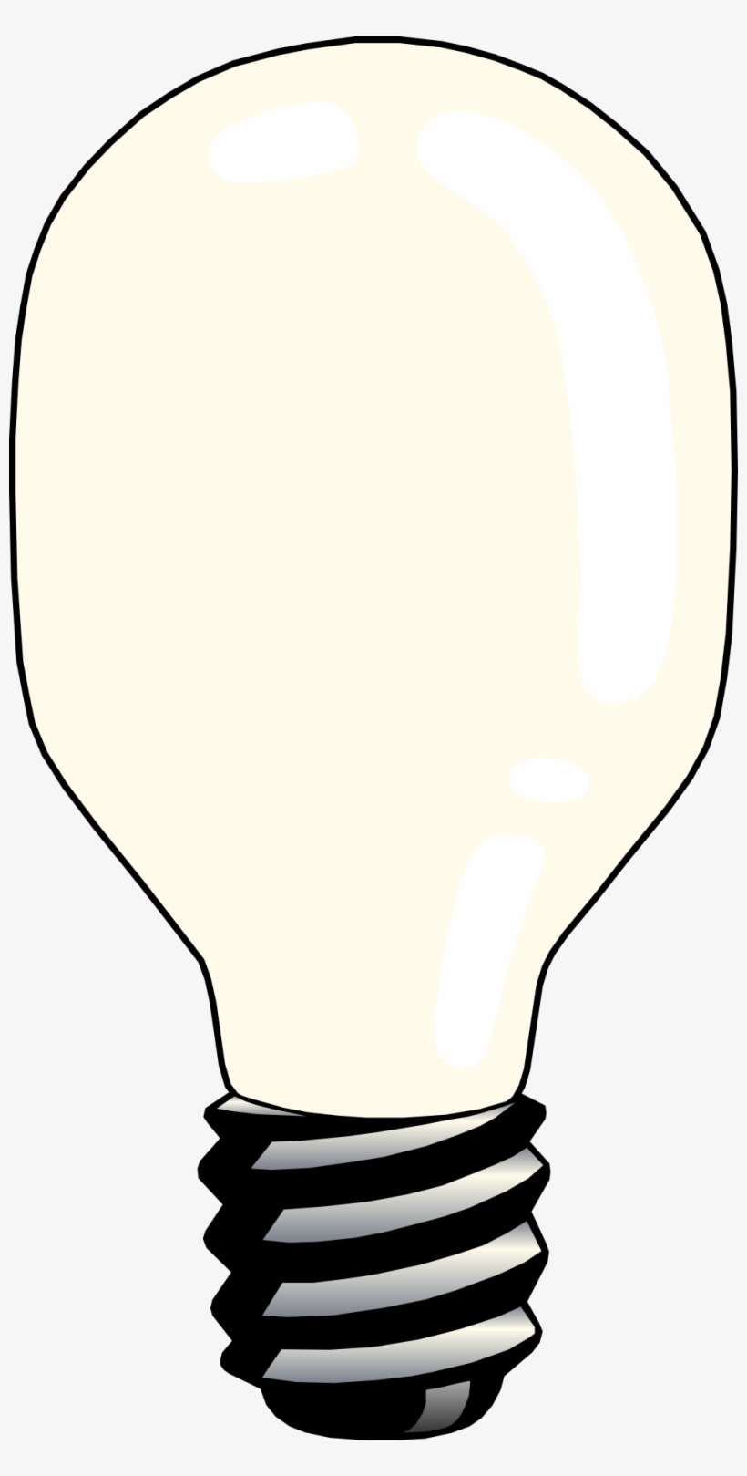 Cfl Light Bulb Clip Art Clipart Cliparts For You - Incandescent Light Bulb, transparent png #161961