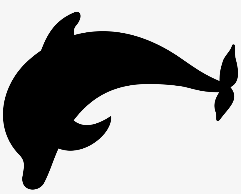 This Free Icons Png Design Of Dolphin Silhouette, transparent png #162095