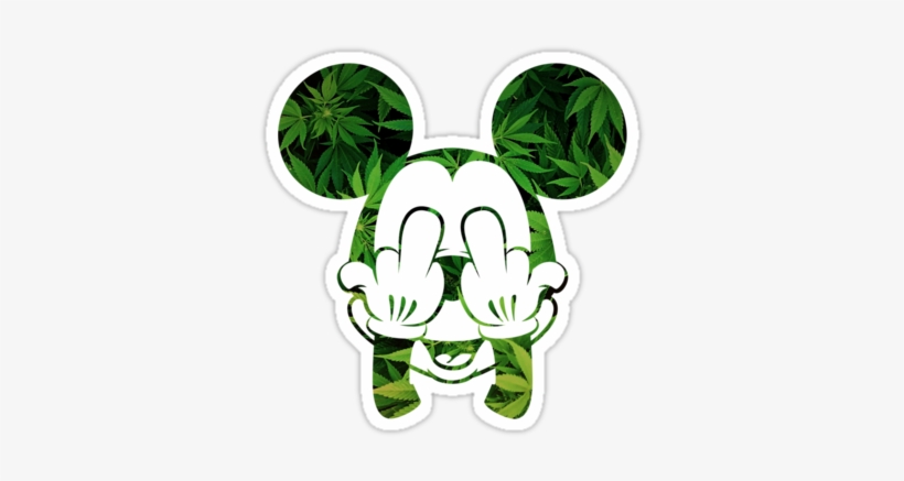 Hands Mickey Mouse Weed Png Svg Royalty Free Stock - Mickey Weed, transparent png #162120