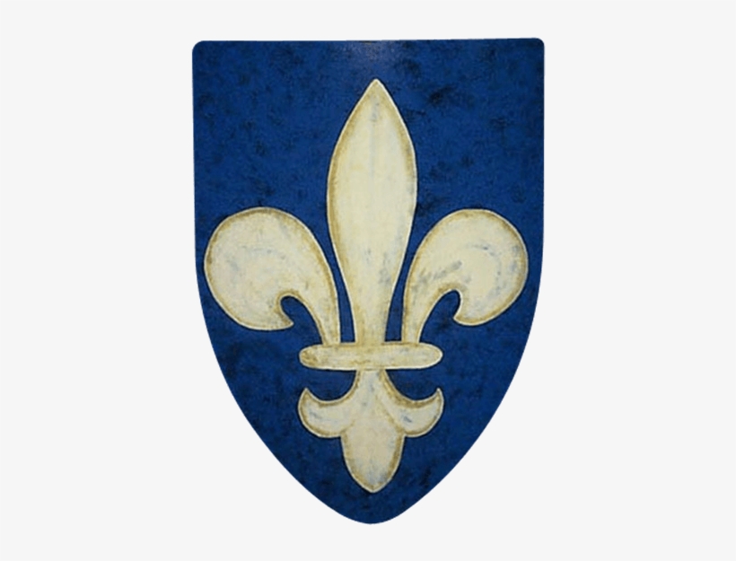 Fleur De Lis Steel Battle Shield - Fleur De Lis Shield, transparent png #162313