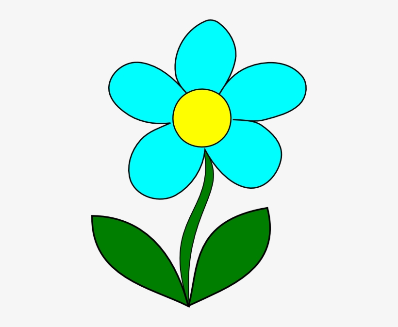 This Free Clipart Png Design Of Blue Flower, transparent png #162413