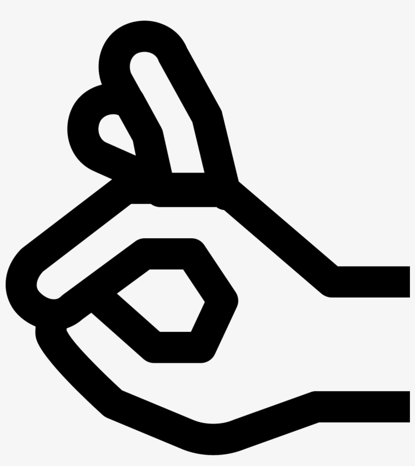 Ok Hand Icon - Hand, transparent png #162511