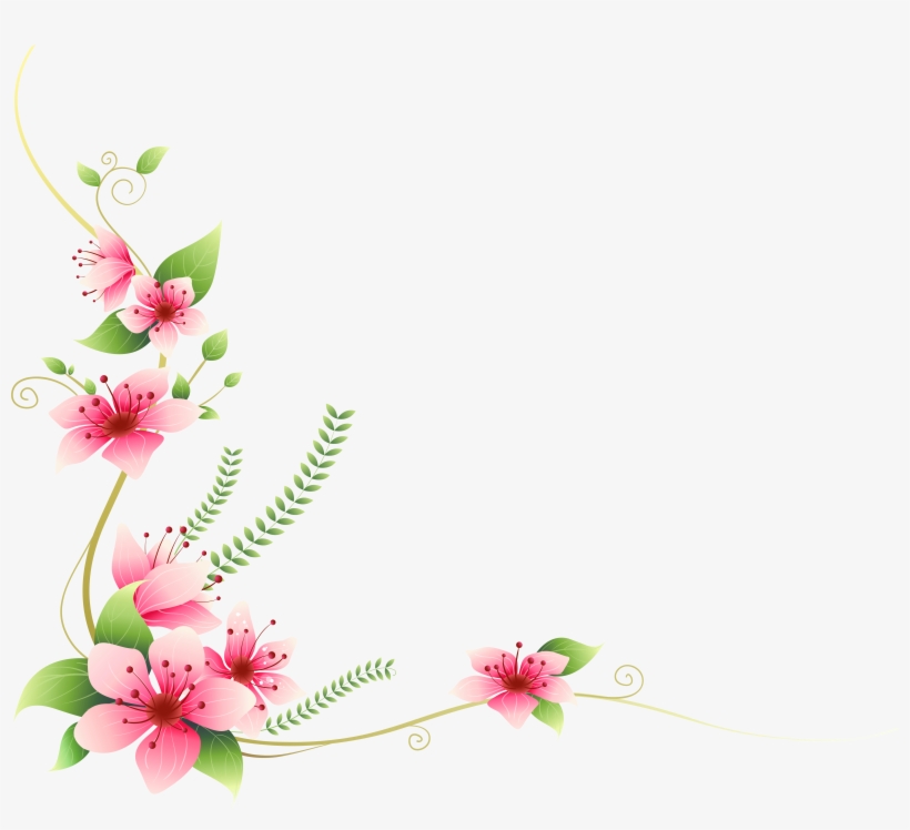 Clip Art Pink Flowers Png Clip Art Image Places - Happy Friendship Day To Best Friend, transparent png #163012