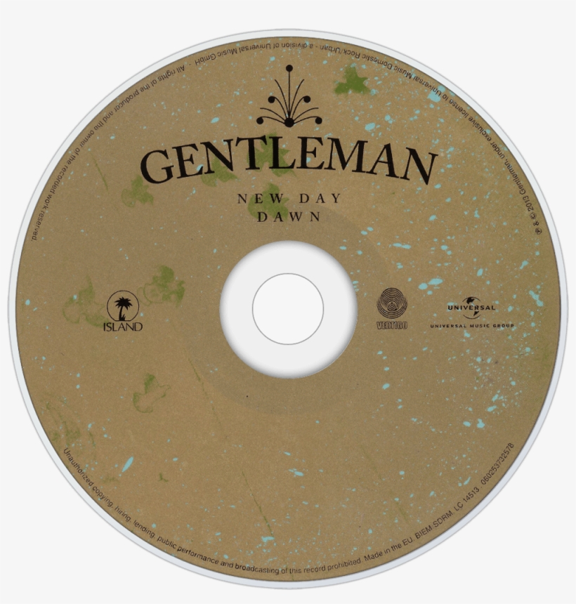 Gentleman New Day Dawn Cd Disc Image - Cd, transparent png #163203