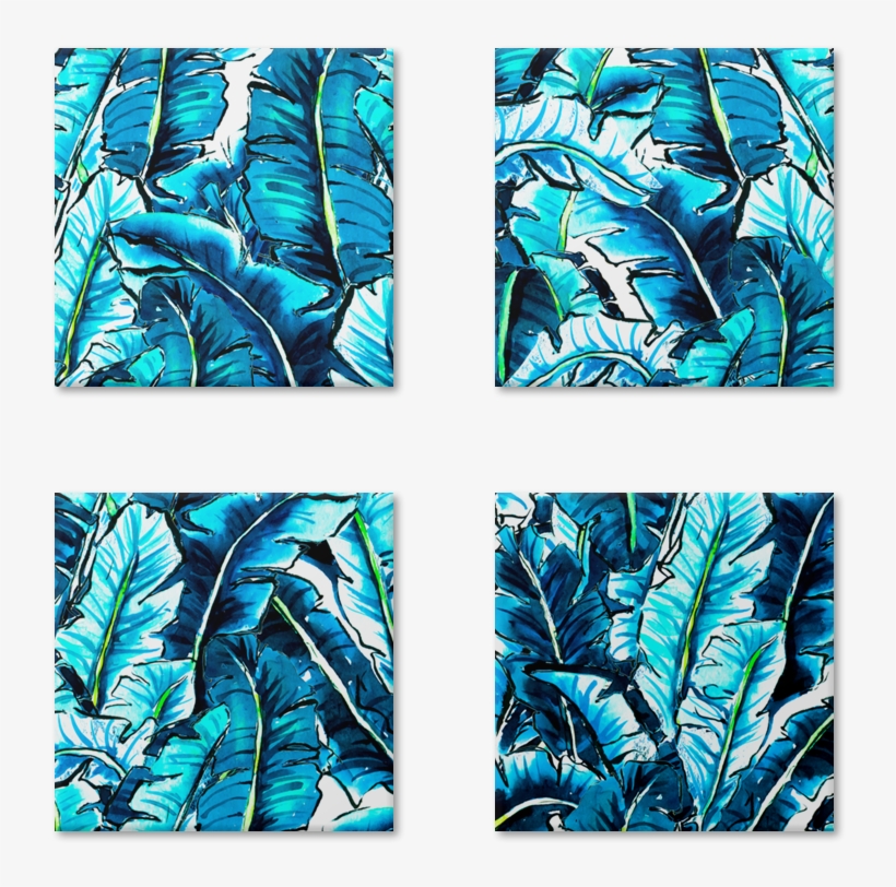 Magneto Watercolor Banana Palm Leaf De Marta Barragán - Handbag, transparent png #163249