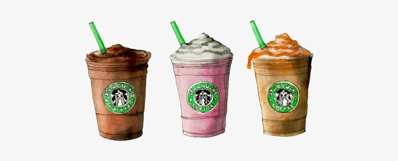 Starbucks Coffee Tumblr Drawing Download - Starbucks Illustration, transparent png #163534