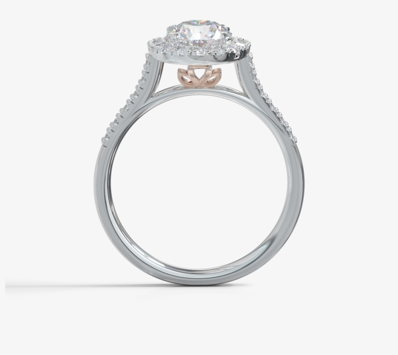 The Browns Halo Diamond Ring - Ring, transparent png #163608