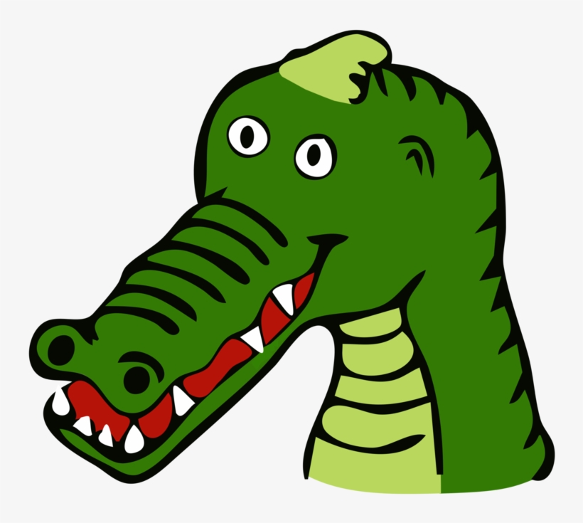 Alligators Nile Crocodile Drawing Animation Cartoon - Crocodile Head Cartoon Png, transparent png #163891