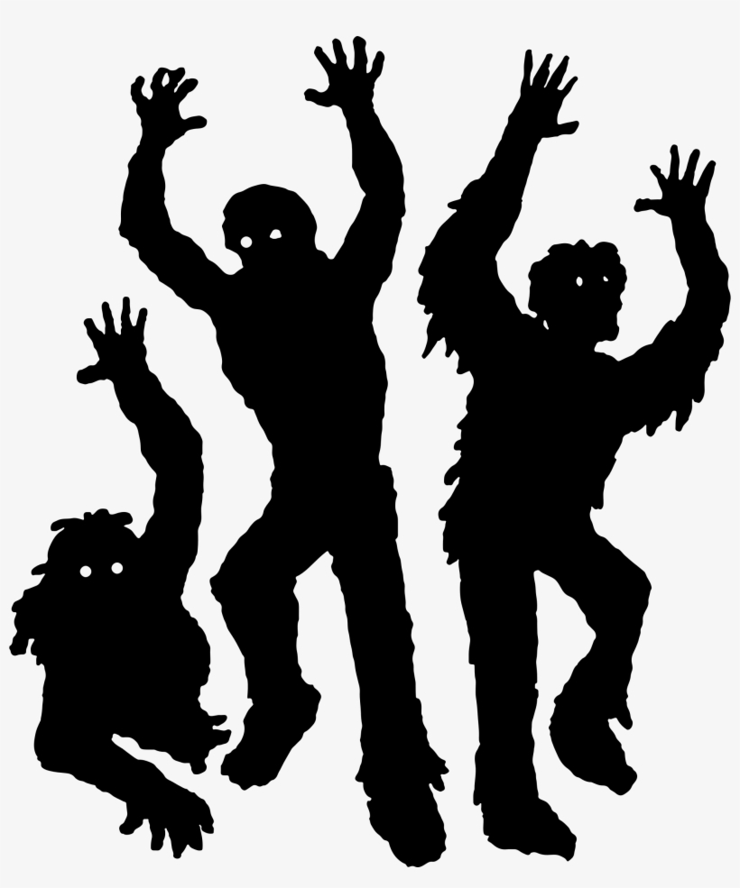 This Free Icons Png Design Of Zombies Silhouette, transparent png #163939