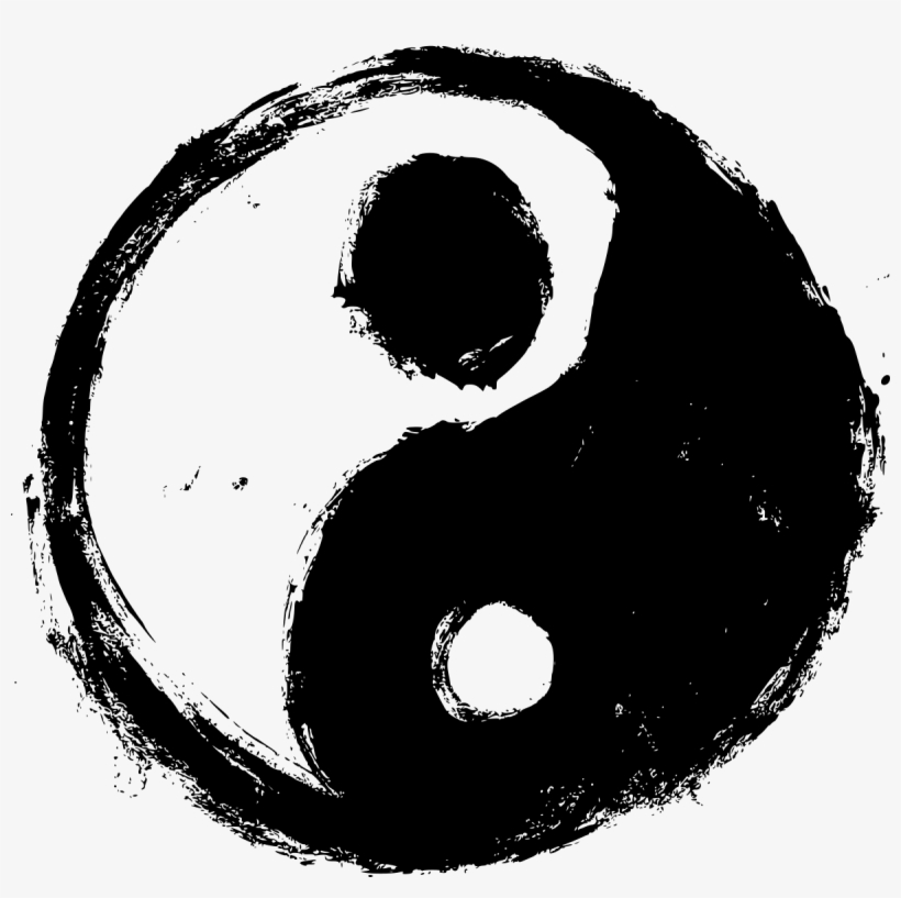 Png File Size - Yin Yang Symbol Png, transparent png #164022