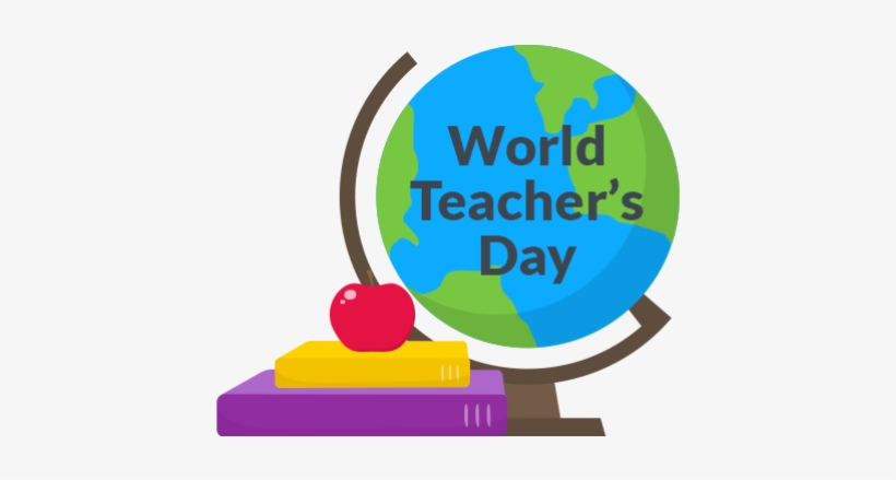 Happy Teachers Day Png Photo - World Teachers Day Logo, transparent png #164098