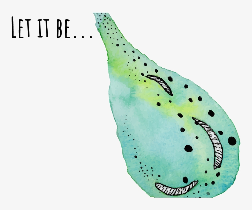 A Simple Watercolor Reminder To Live In The Moment - Caterpillar, transparent png #164138