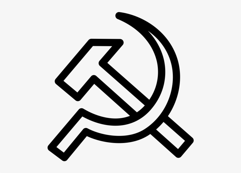 Hammer And Sickle Black And White, transparent png #164339