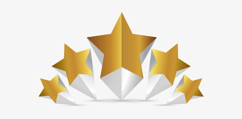 3d Gold Star Png Download 5 Stars Free Transparent Png