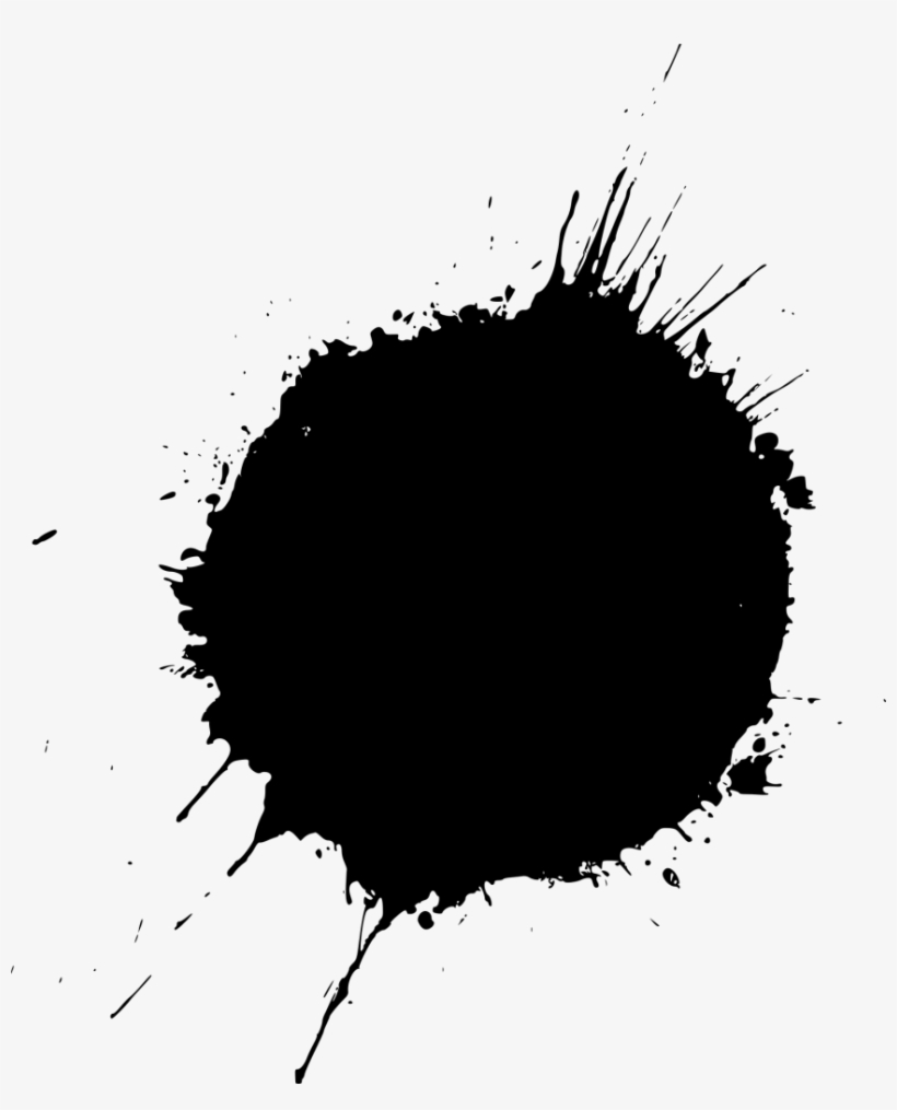 Png File Size - Grunge Splatter Png, transparent png #164382