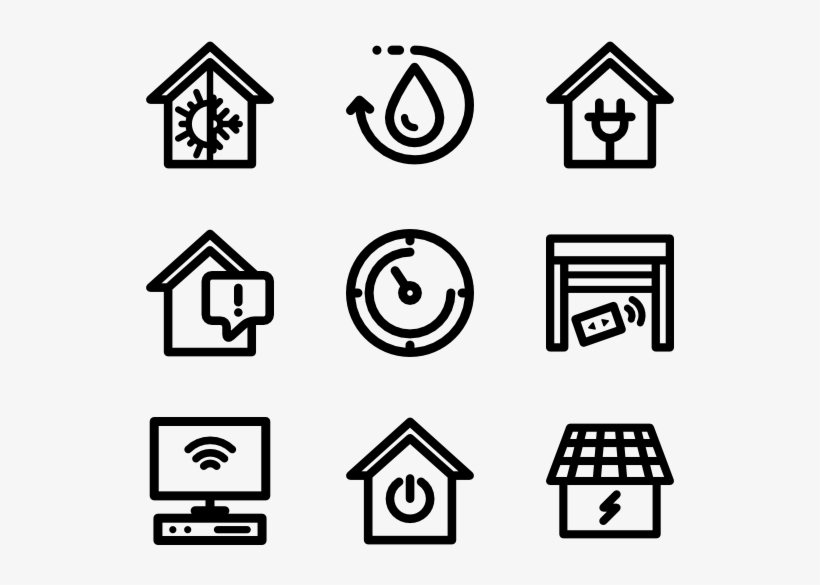 Linear Smart Home - Object Icons, transparent png #164384