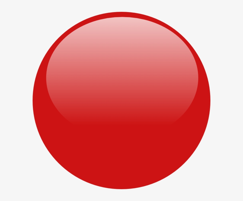 Glossy Red Icon Button Clip Art At Clker - Red Button Icon Png, transparent png #164591