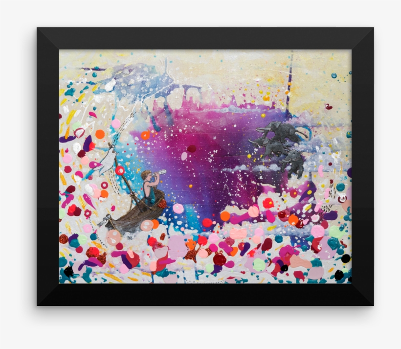The Day The Sky Elephants Came Fine Art Print - Palette, transparent png #164616