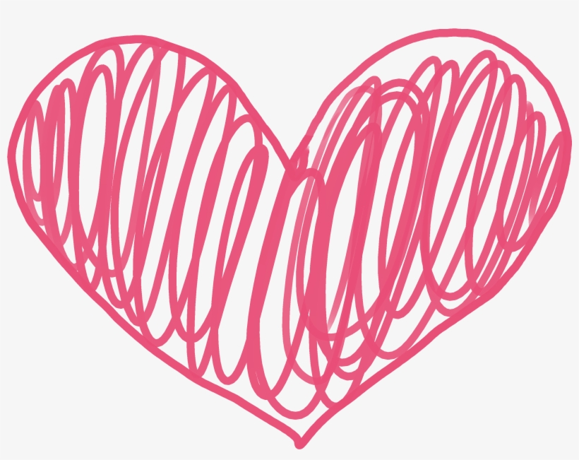 Doodle Hearts Png - Good Luck Exam Love, transparent png #164669