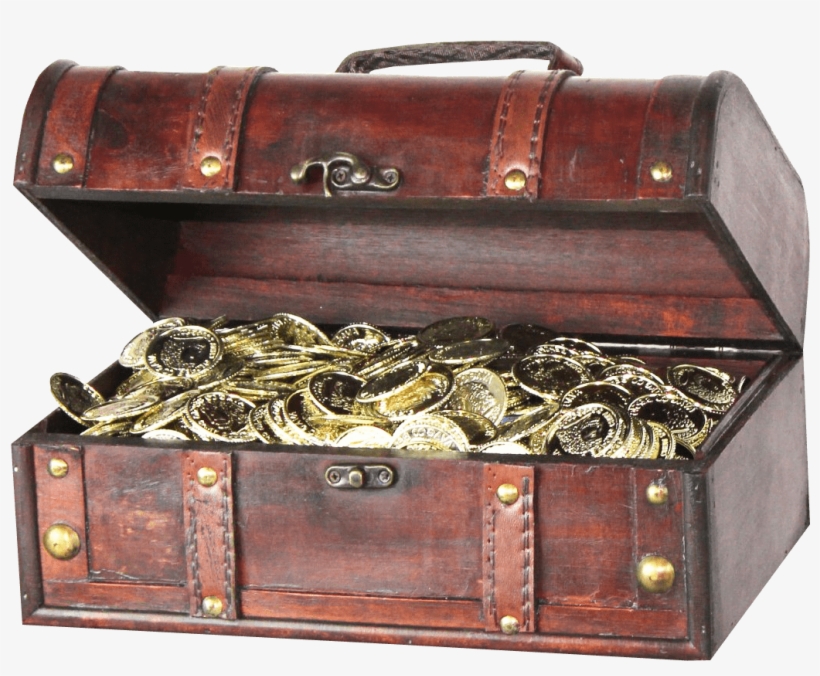 Tiny Treasure Chest - Quickway Imports Pirate Treasure Chest Decorative Box, transparent png #165268