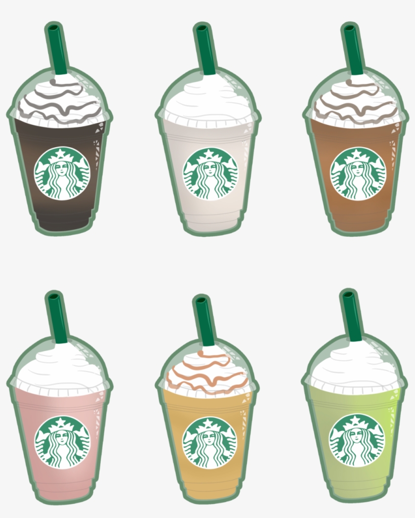 Clip Transparent Library Frappuccino Drawing Starbucks - Frappuccino Starbucks Drawing, transparent png #166070