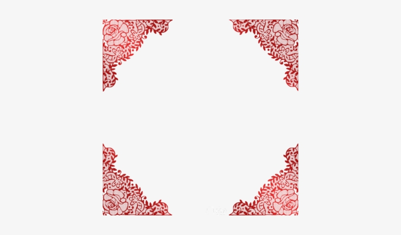 Frame Lace Red - Red Lace Frame, transparent png #166121