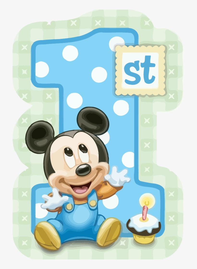 Mickey Mouse 1st Birthday Clipart Png 1st Birthday Mickey Mouse