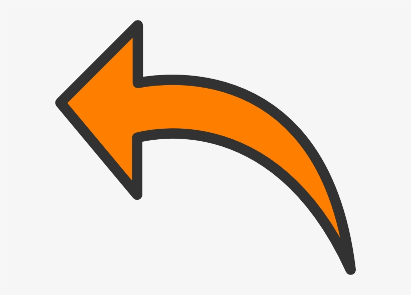 Banner Free Library Orange Clip Art At Clker Com Vector - Orange Arrow Clipart, transparent png #166301
