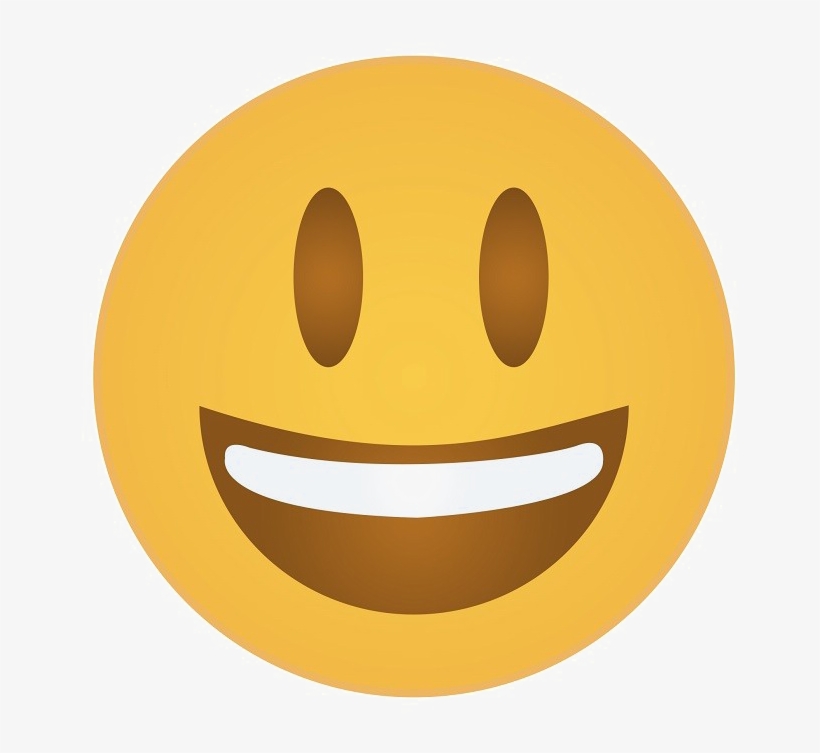 Smile Emoji Face Png Photo - Happy Face Emoji Printable, transparent png #166377