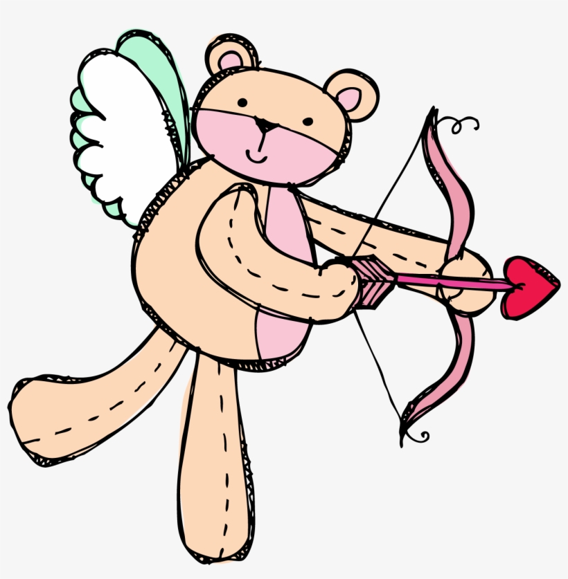 Bear Cupid Png, transparent png #166396