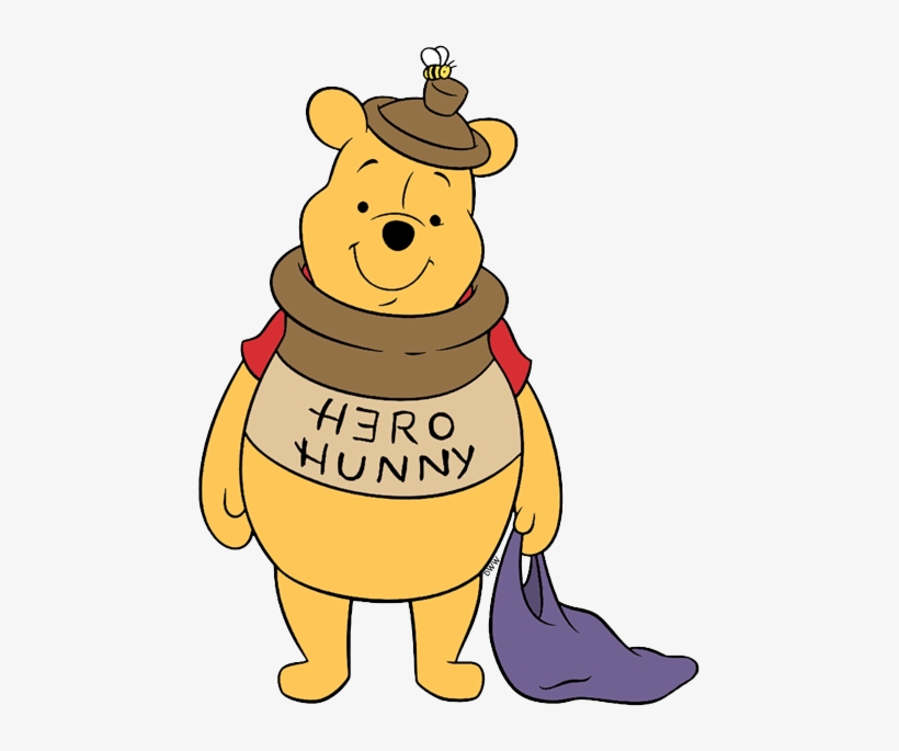 Pooh-halloween - Winnie The Pooh Halloween Png, transparent png #166491